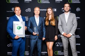 David Ryčl, the Marketing Director, and his colleagues from the Marketing Department accepted the award for BEDNAR at the ceremony