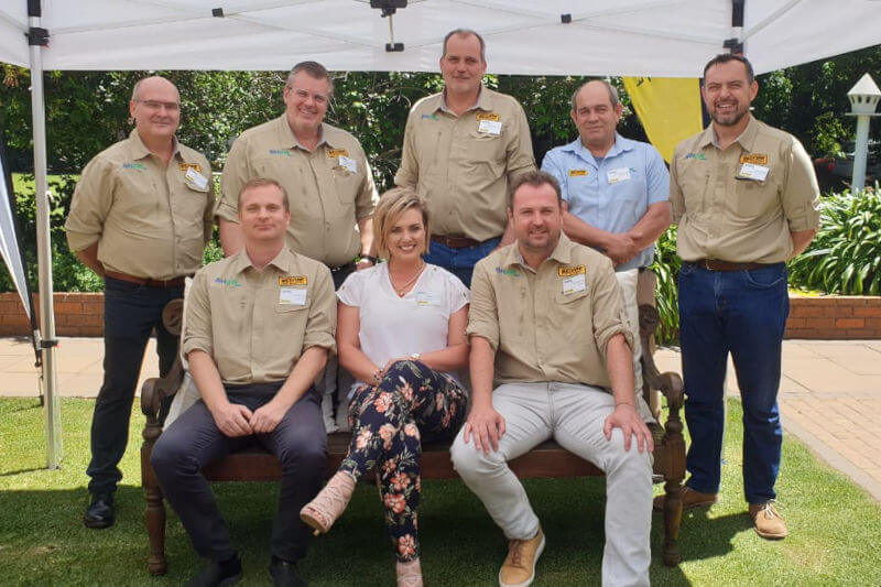 Jan Bednář, the Sales Director, and David Ryčl, the Marketing Director, with the BHBW team