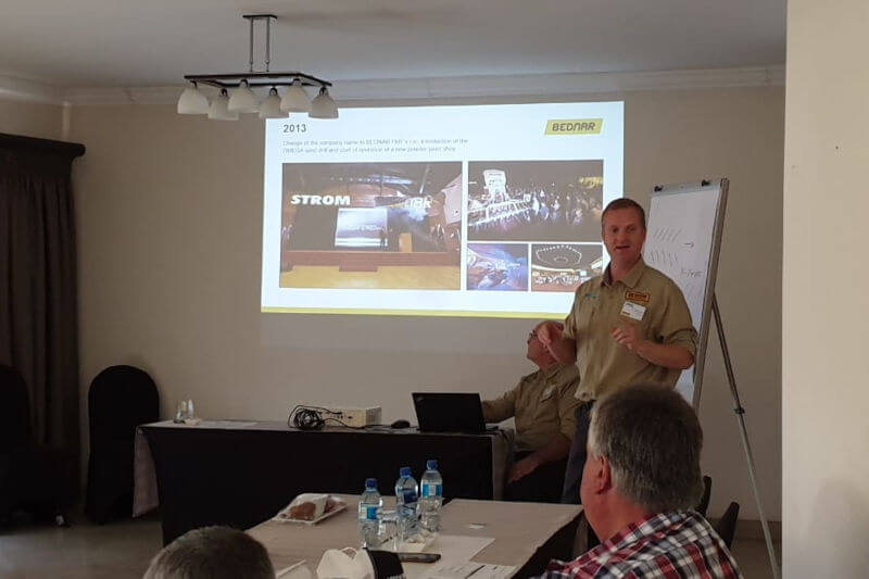 David Ryčl, the Marketing Director, presented the history and success of the BEDNAR brand during its existence