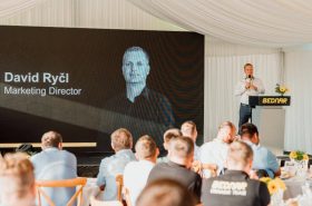 Role moderátora slavnostního večera se ujal marketingový ředitel David Ryčl 