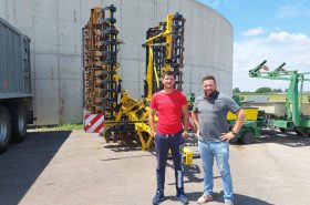 The owner of the machines, Mr. Domagoj Bokun, together with the sales representative of the BEDNAR brand, Mr. Tsvetomir Kostov