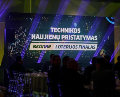 BEDNAR loterijos finalas