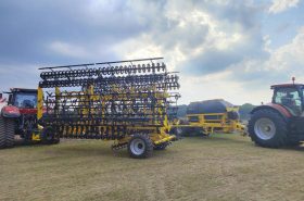 We presented the innovated SWIFTER SE cultivator with integrated track cultivators at CEREALS