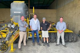 BEDNAR team visit farmers