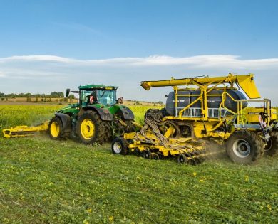 DIRECTO NO seed drill enables direct drilling into large amounts of biomass