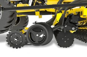 Patented drill coulters with pressure of 250 kg per coulter