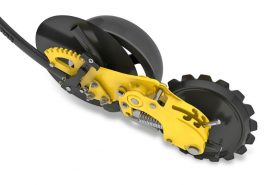 PATENTED DRILL COULTERS With an actual down pressure of 250 kg per drill coulter