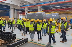 french group at BEDNAR factory tour at MATADOR seed drill