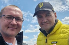 Володимир Олексієнко, бренд менеджер BEDNAR Україна, та Андрій Вожиловський, регіональний представник АМАКО Україна