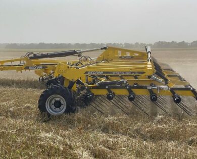 how the tikich farm conserves moisture and saves resources with the bednar striegel harrow 4