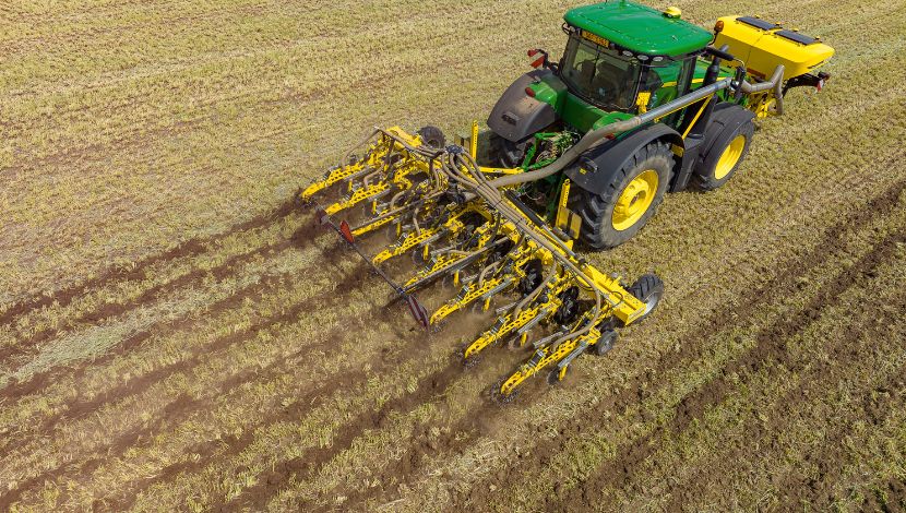 strip-till cultivator for strip tillage
