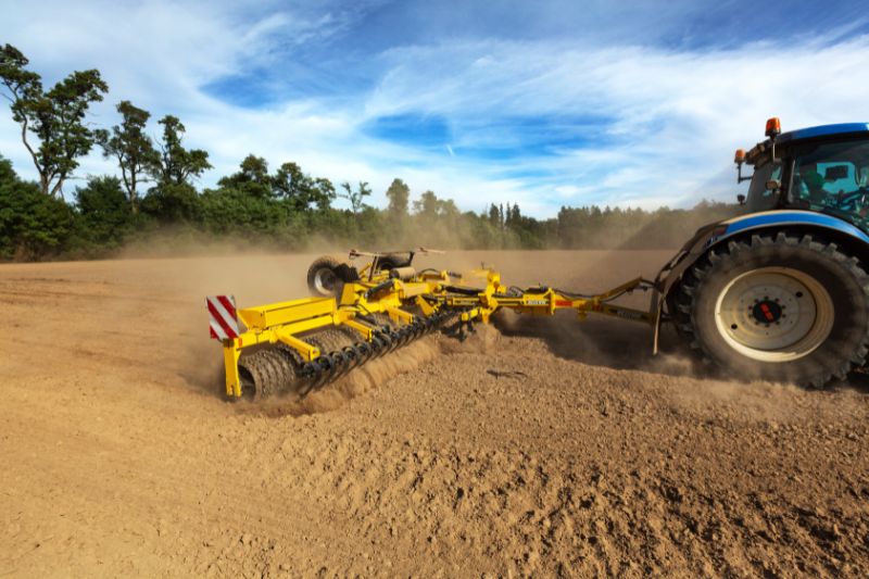 SOIL PREPARATION AND COVER CROP SEEDING