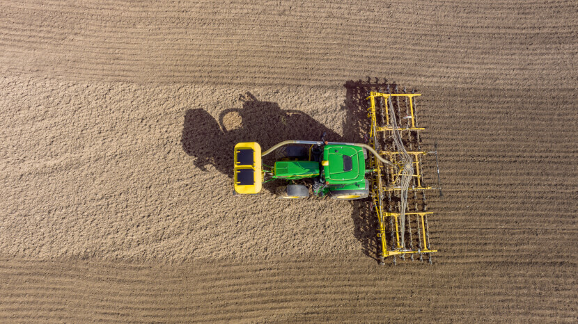 SOIL CULTIVATION USING A STRAW HARROW