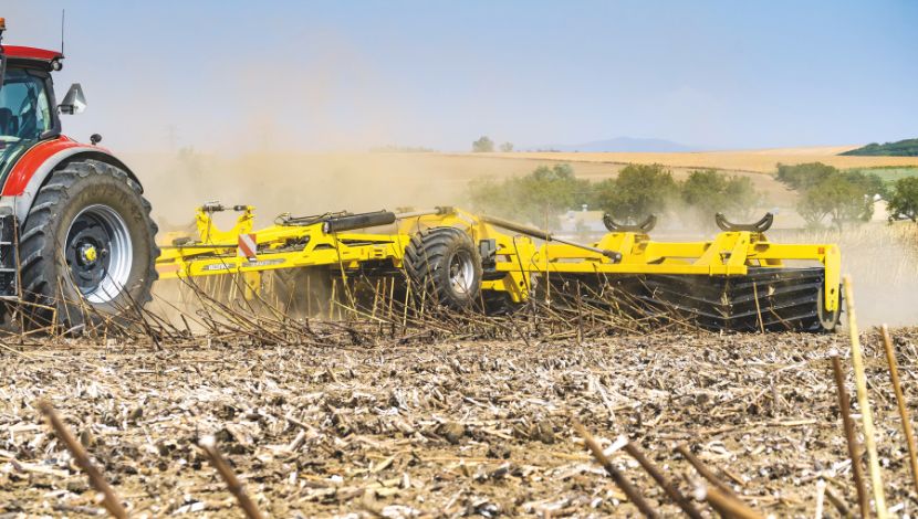 duracut work on sunflower field